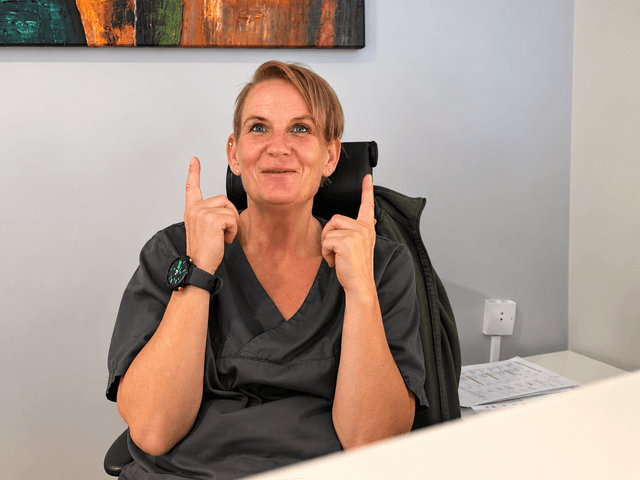 Jeanette Claus, undersköterska på X-Vision