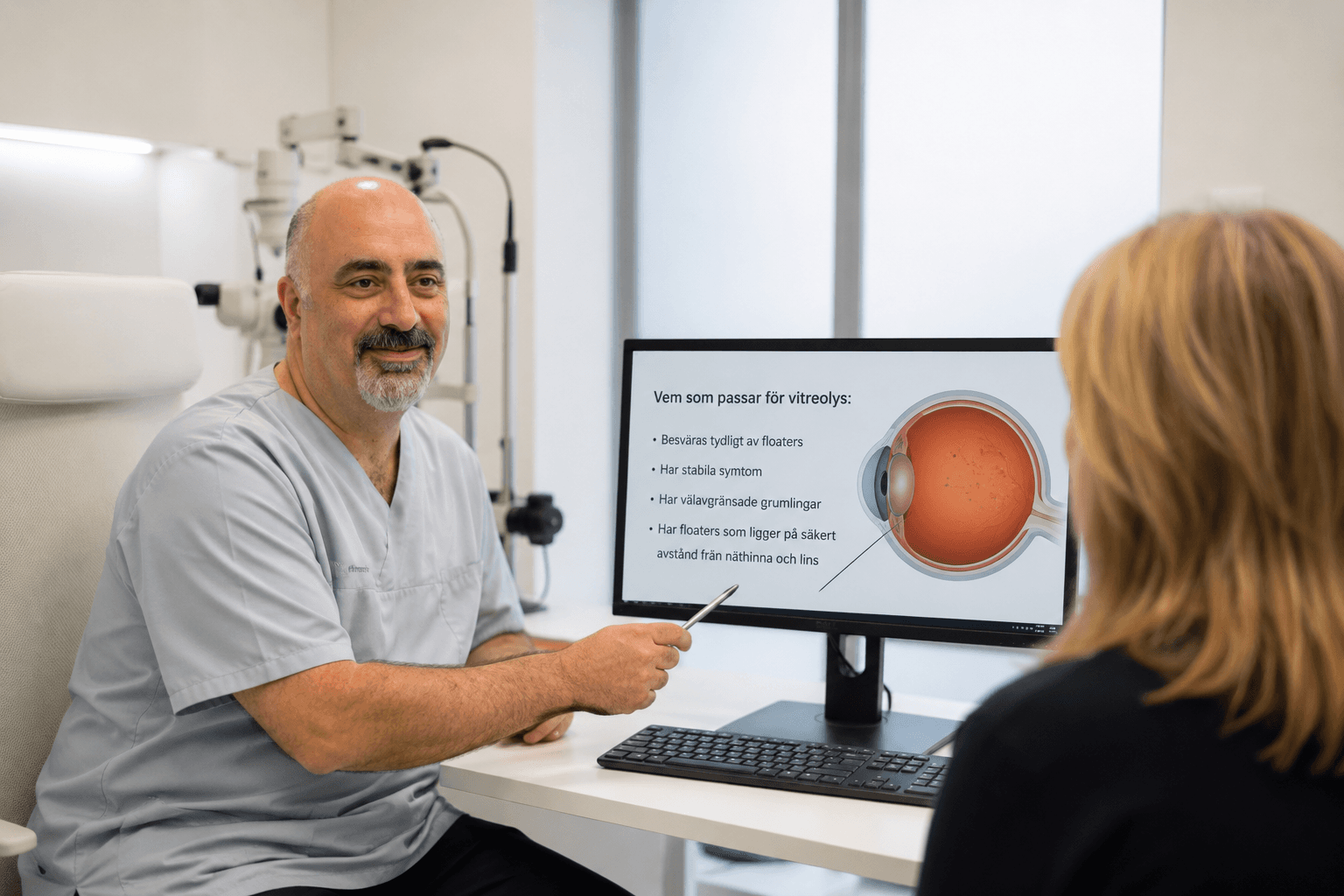 Assessing whether vitreolysis is suitable – X-Vision Malmö and Lund