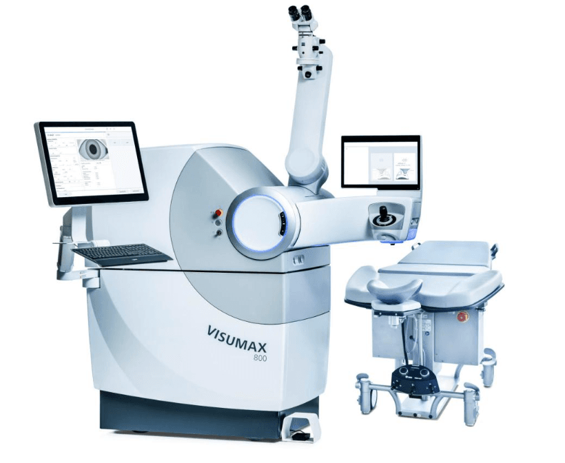 ZEISS VisuMax 800 femtosekundlaser för SMILE Pro